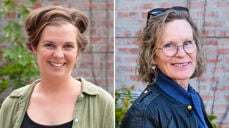 Fra venstre: Kapellan Caroline Lygre & Turid Njølstad