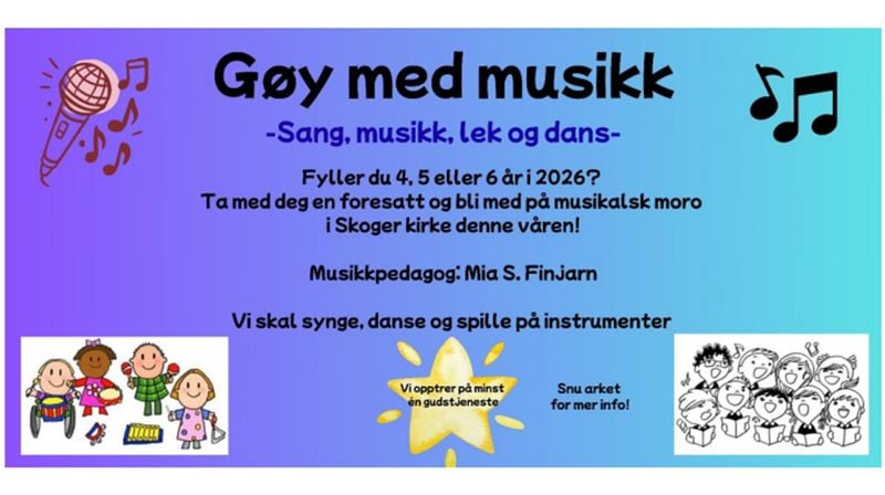 Gøy med musikk i Skoger!