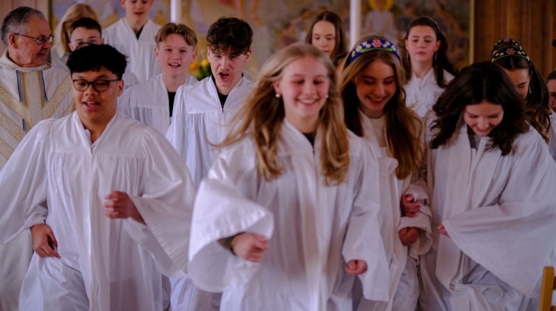 Konfirmasjonsgudstjeneste i Svinndal kirke 30. august