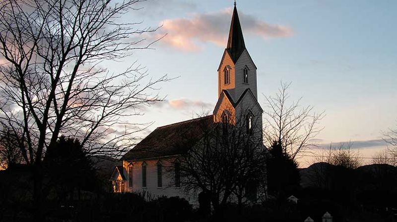 Gudsteneste i Sæbø kyrkje 9.mai