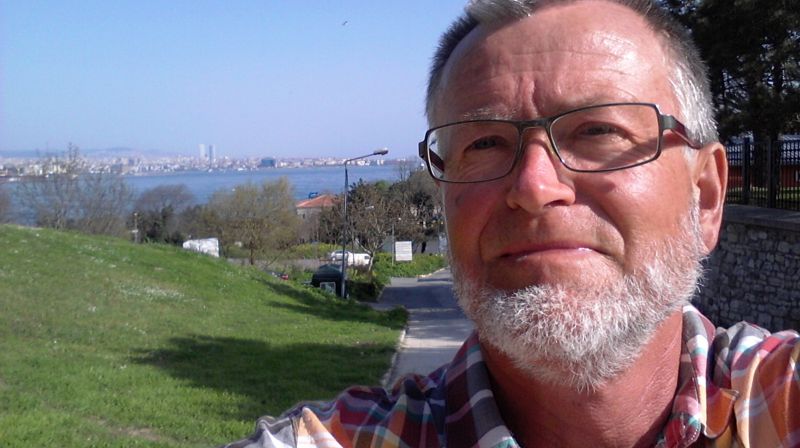 Trond Muri på vei til Betlehem