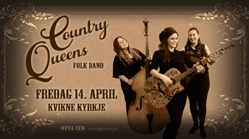 Country Queens i Kvikne kyrkje 14. april