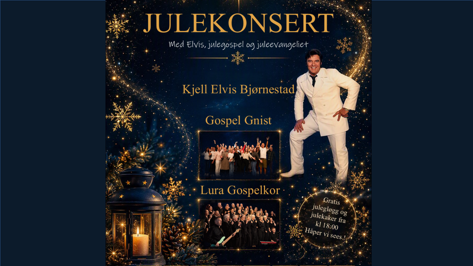 Gospel Gnist og Lura Gospelkor inviterer til julekonsert