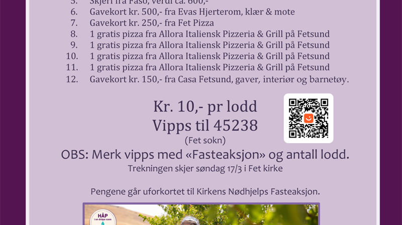 Fasteaksjon lotteri