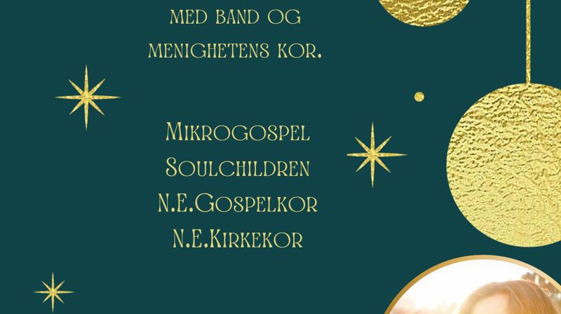 Julekonsert Gil Bonden,band og menighetens kor. NB! konsertstart kl 17.