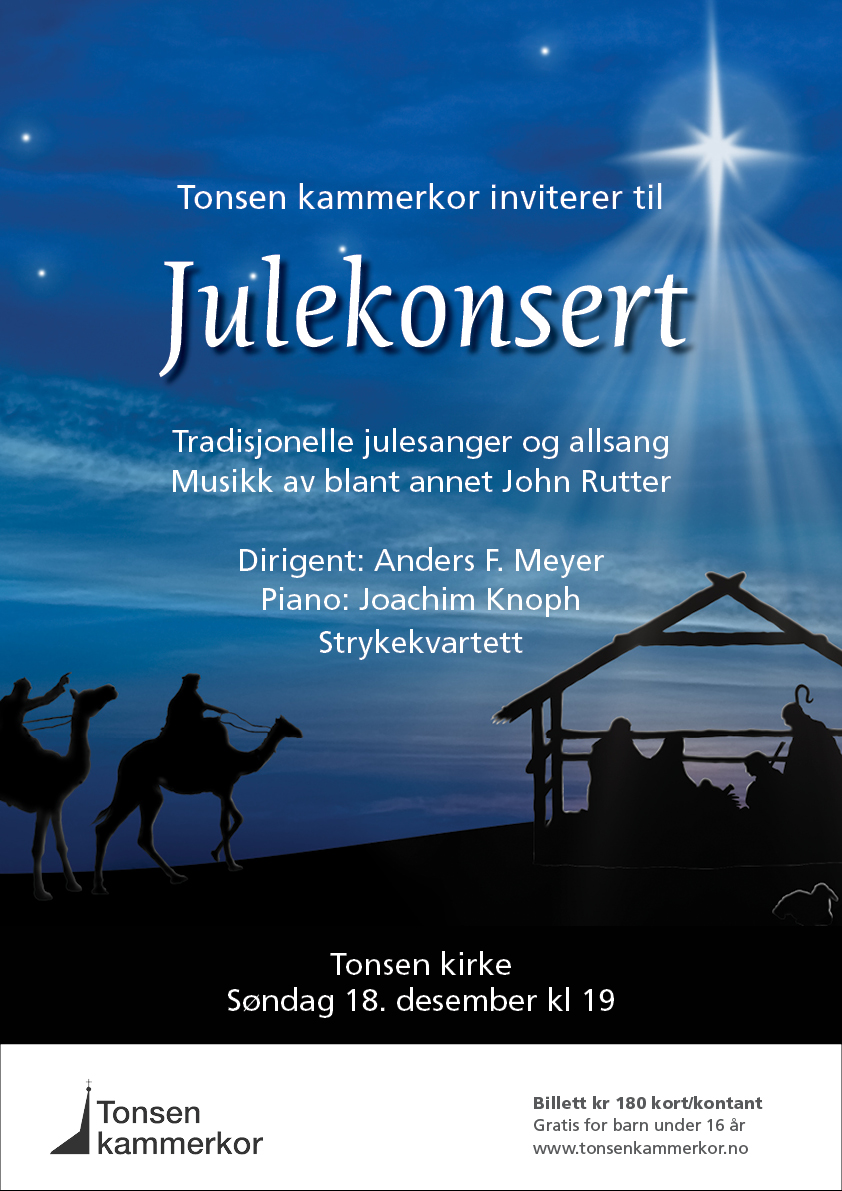 Tonsen kammerkors julekonsert