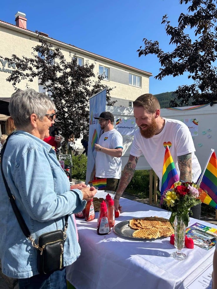 Mattis og Kenneth på Pride