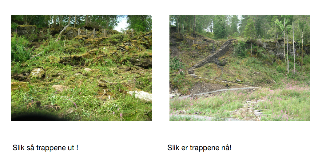 Åpning av Munketrappene på Myking 14.september kl. 14.00