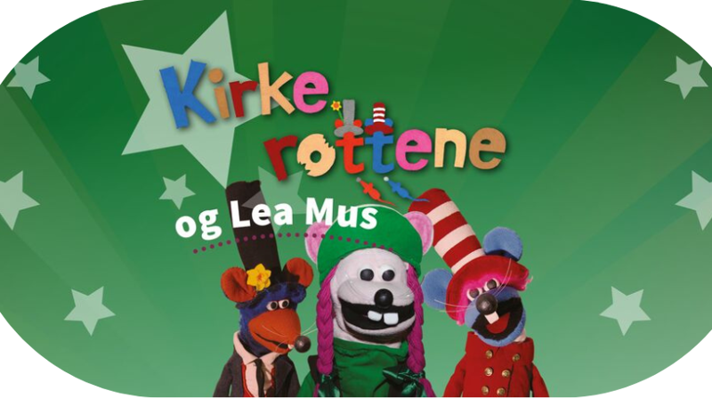 Kirketeater med kirkerottene og Lea mus!