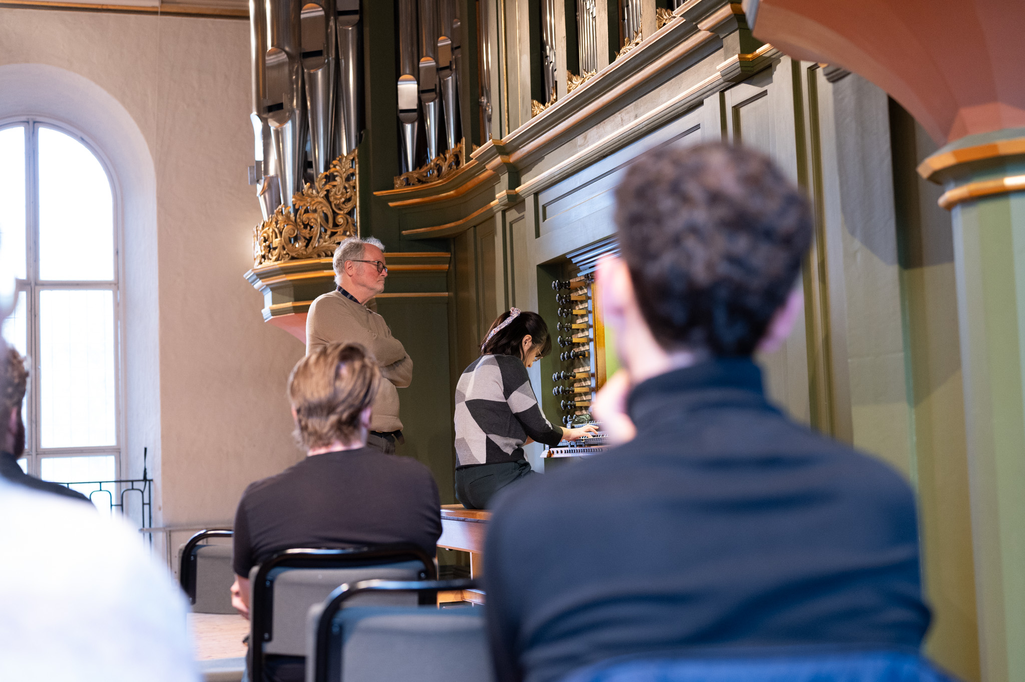 Kirkemusikkstudenter ved Norges musikkhøgskole skal i større grad få tilgang til domkirken, og til kompetansen som finnes der. Foto: Andora Hylland