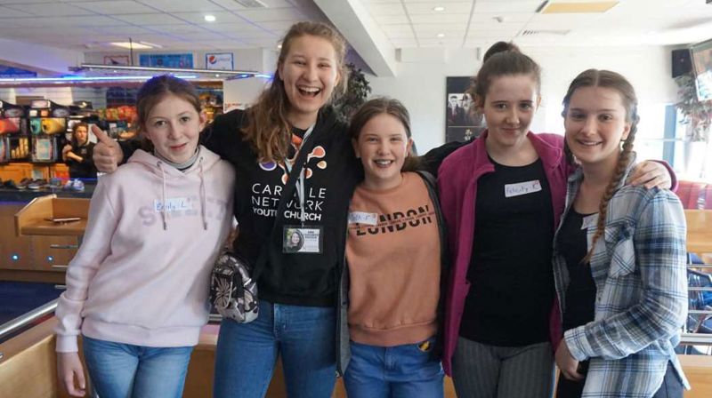 Ungdommer som er med i kirkens virksomhet. Foto: NMS