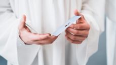 Kort med forbønn for konfirmant – foto Ørjan Marakatt Bertelsen