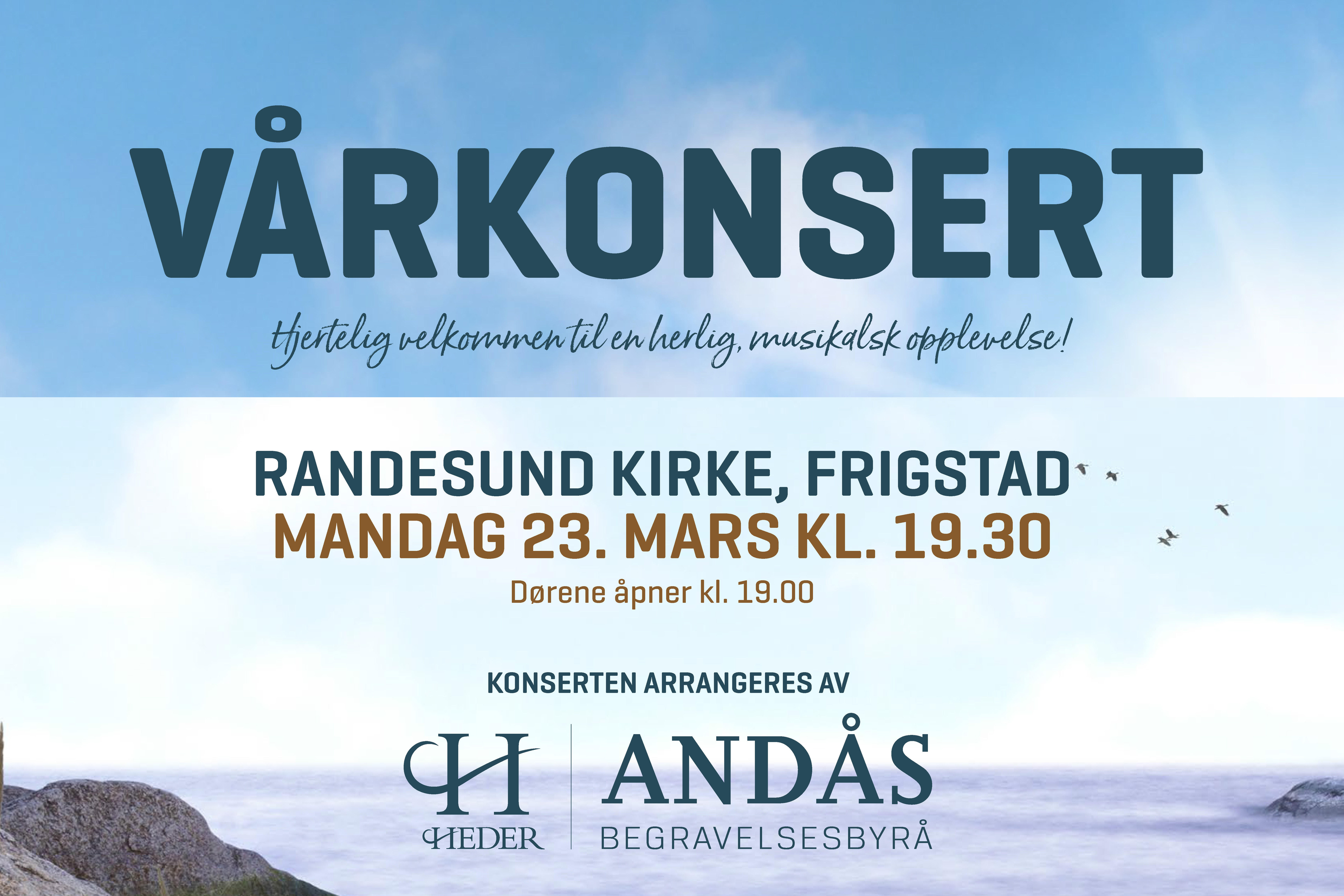 Vårkonsert i Randesund kirke 23.mars