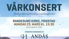 Vårkonsert i Randesund kirke 23.mars