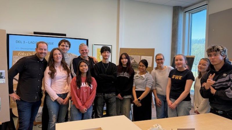 Charlottenlund- elever engasjerer seg for ny kirke