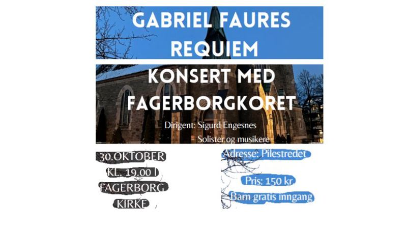 Konsert emd Fagerborgkoret