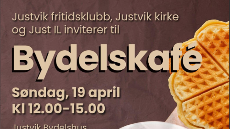 Velkommen til bydelskafé på Justvik 19. april