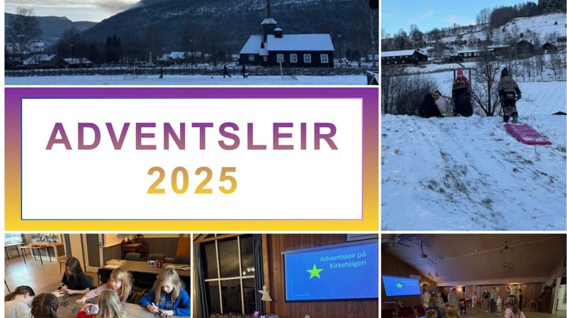Adventsleir på Kirketeigen i Kvam