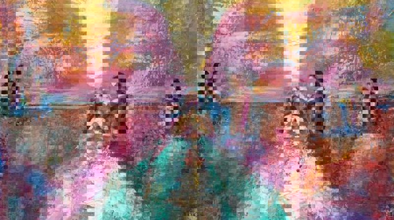 AV VANNET STIGER EN NY VERDEN FRAM