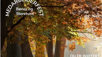 Velkommen til medarbeiderfest!