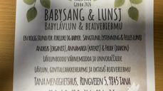 babysangplakat