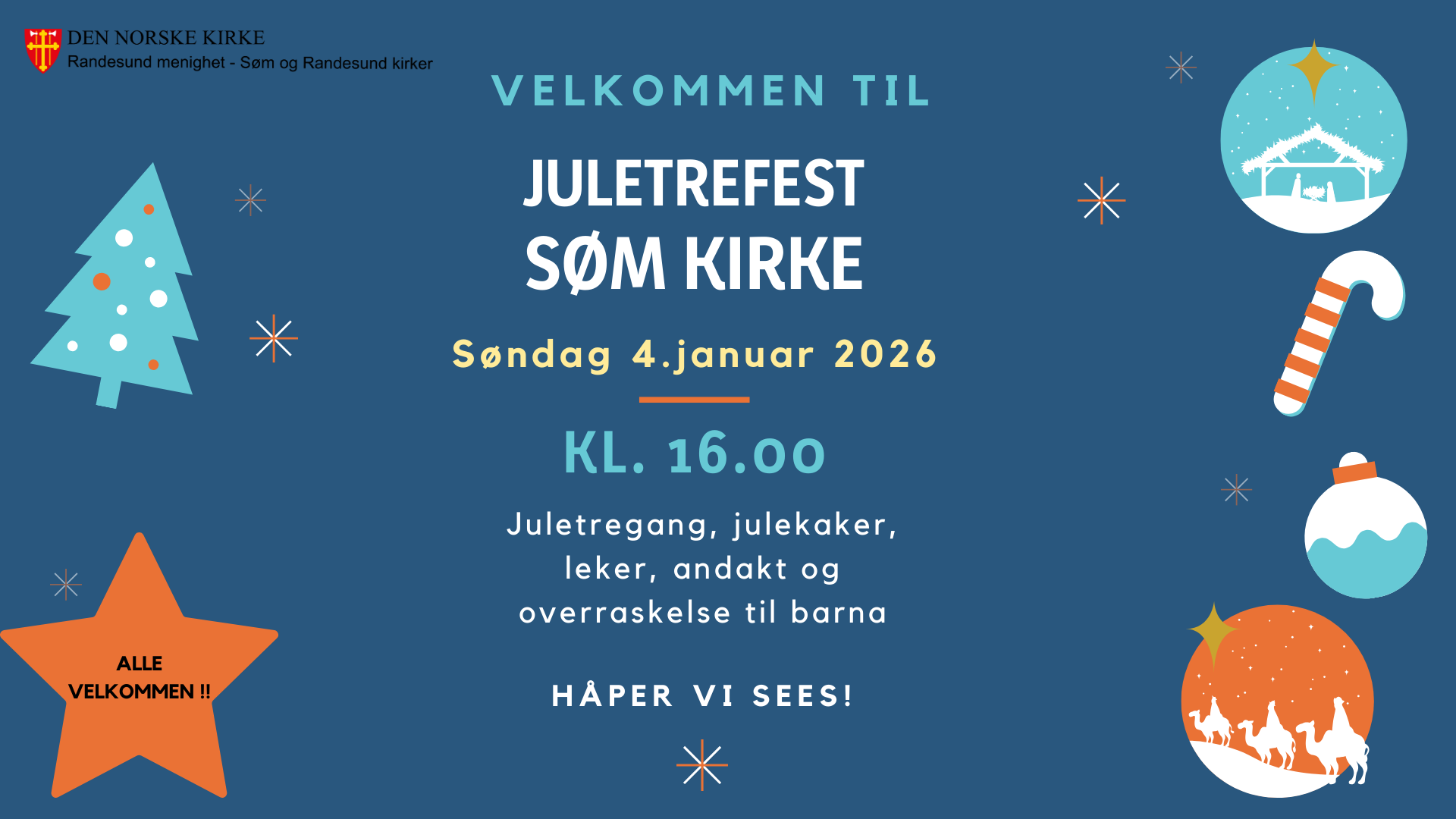 Juletrefest i Søm kirke 4. januar