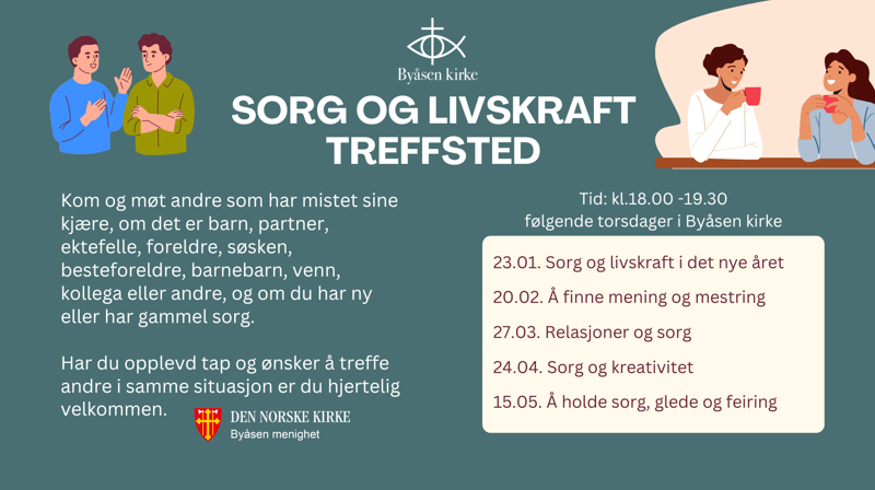 Sorg og livskraft treffsted våren 2025