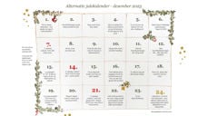 Alternativ julekalender er laget av Åshild Moen Arnesen