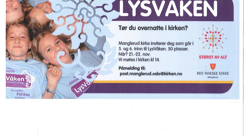 Informasjon til LysVåken barn og foreldre