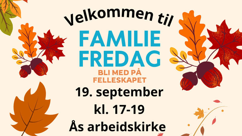 Familiefredag i Ås - høstglede og fellesskap