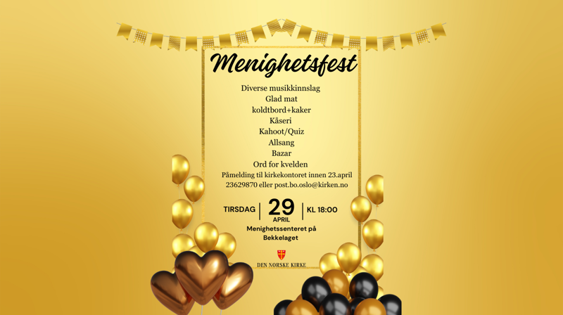 Kom på menighetsfest!