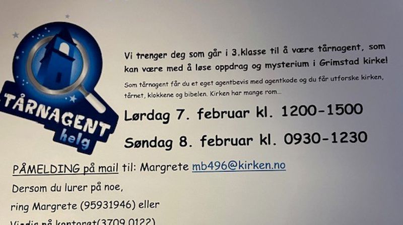 Tårnagenthelg 7-8 februar