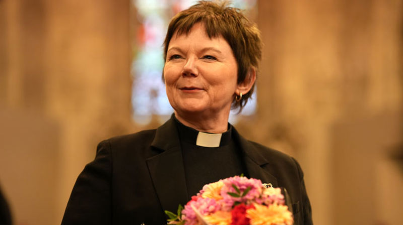 Ragnhild Jepsen vigsles til biskop i Bjørgvin 16. april. Foto: Gyrid Cecilie Nygaard.