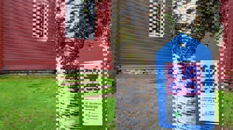 Denne fjøla forteller om kirkegården.Nina Hildre, Innlandet fylkeskommune.