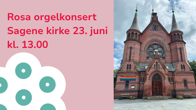 Rosa orgelkonsert i Sagene kirke