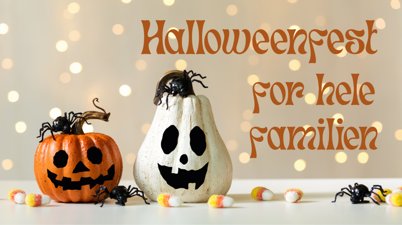 Velkommen til Halloweenfest for hele familien på Nordby menighetssenter