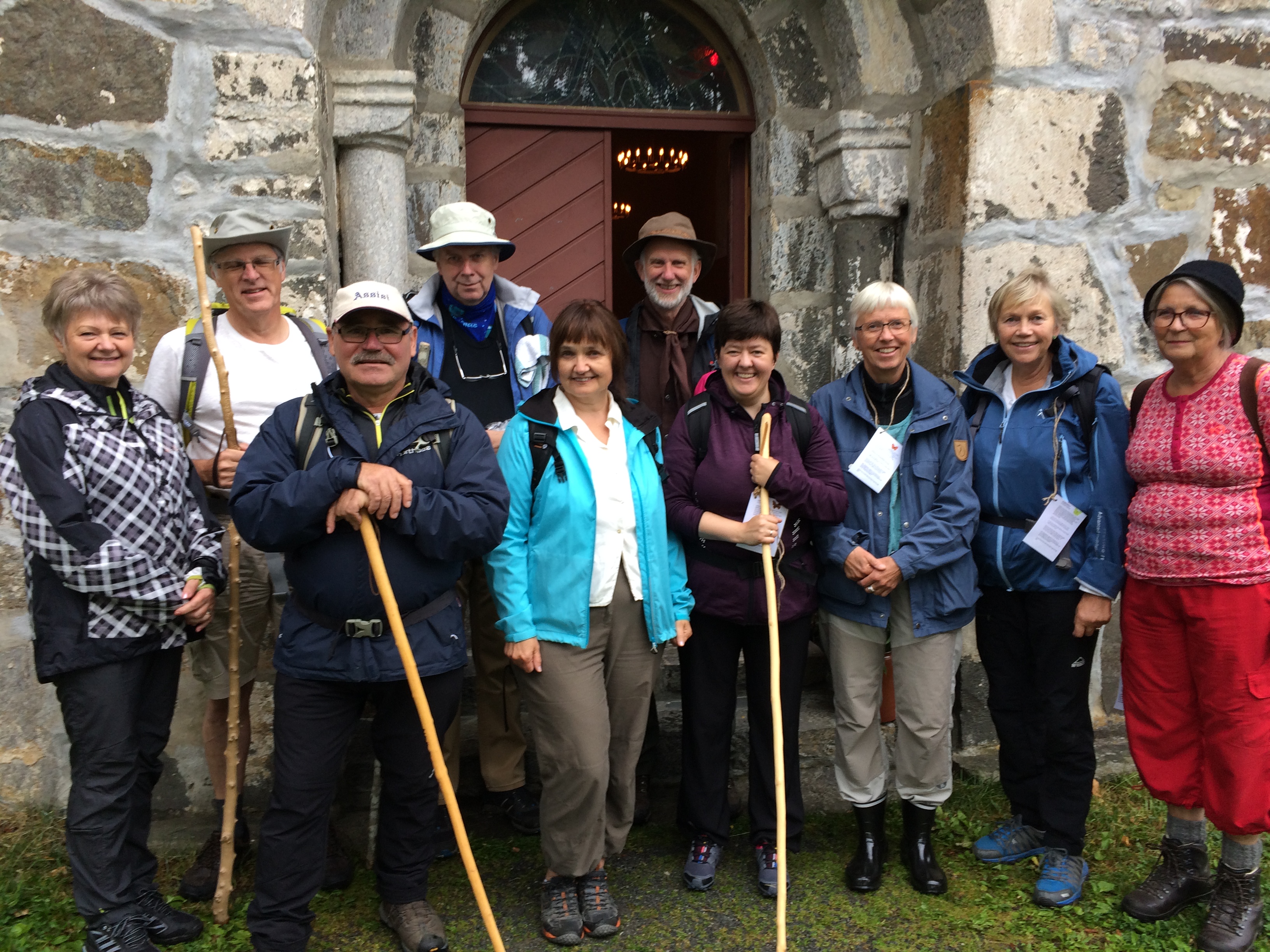 Olsokvandring fra Lunner kirke til Granavollen. (Foto: Kirken i Gran 2017). 