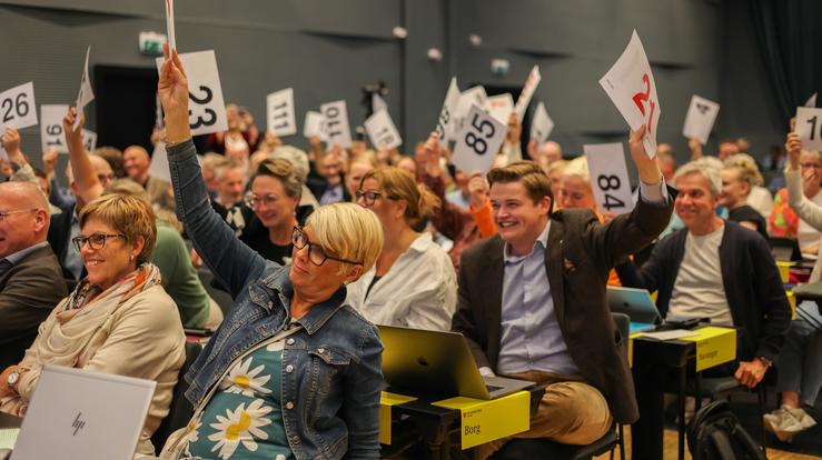 Kyrkjemøtet 2023 vedtok ei uttale om kyrkja som del av ei håpsrørsle og vårt oppdrag i samfunnet. Foto: Den norske kyrkja