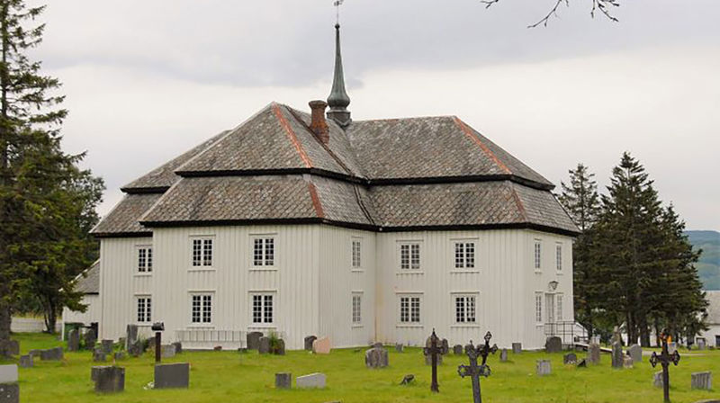 Evenes kirke. Foto: Kirkesøk/Per Arvid Åsen