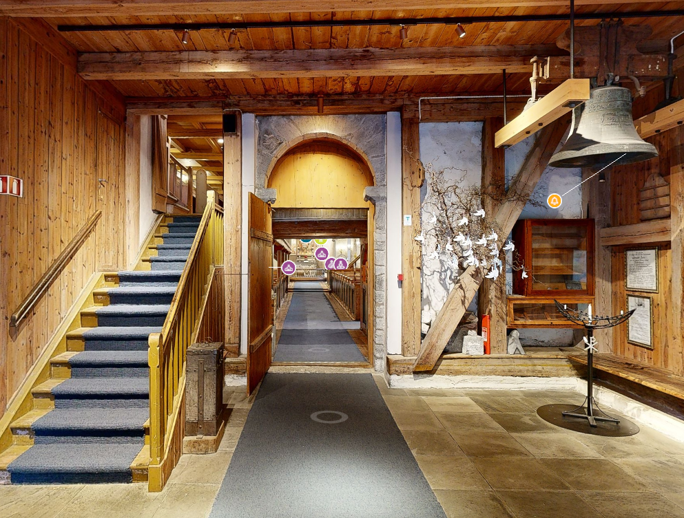 Virtuell omvisning i Fjære kirke