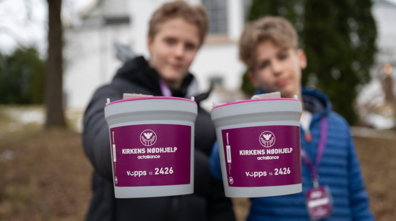 Foto: Konfirmanter, Kirkens Nødhjelp