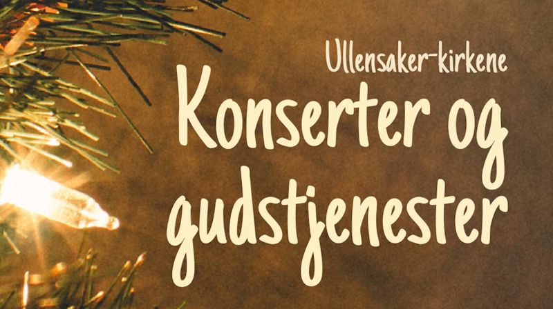 Konserter og gudstjenester i julen 2023