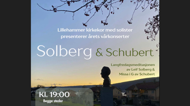 Vårkonsert med Lillehammer kirkekor -Solberg & Schubert