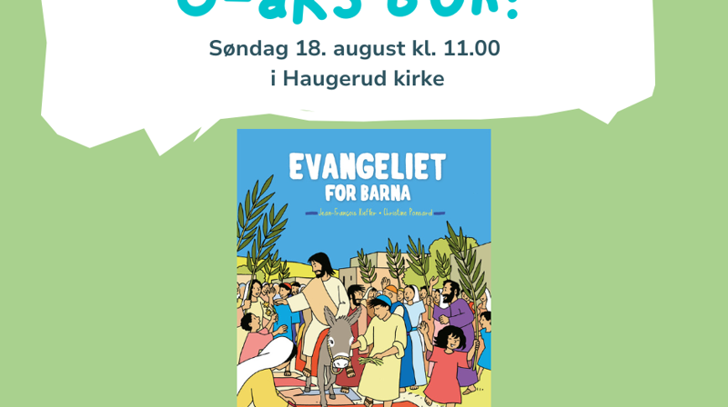 Utdeling av 6-årsbok i Haugerud kirke!