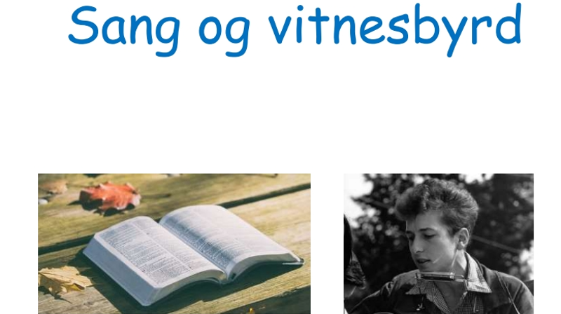 Voksengruppa samles til Bob Dylan kveld 4. april.