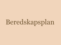 Beredskapsplan