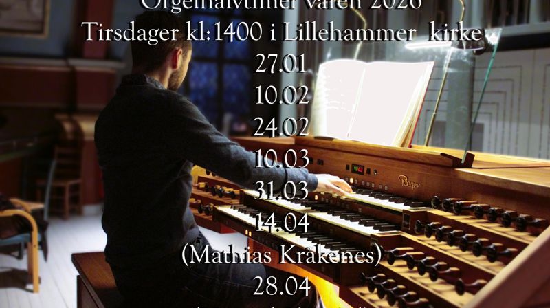 Velkommen til Orgelhalvtimen