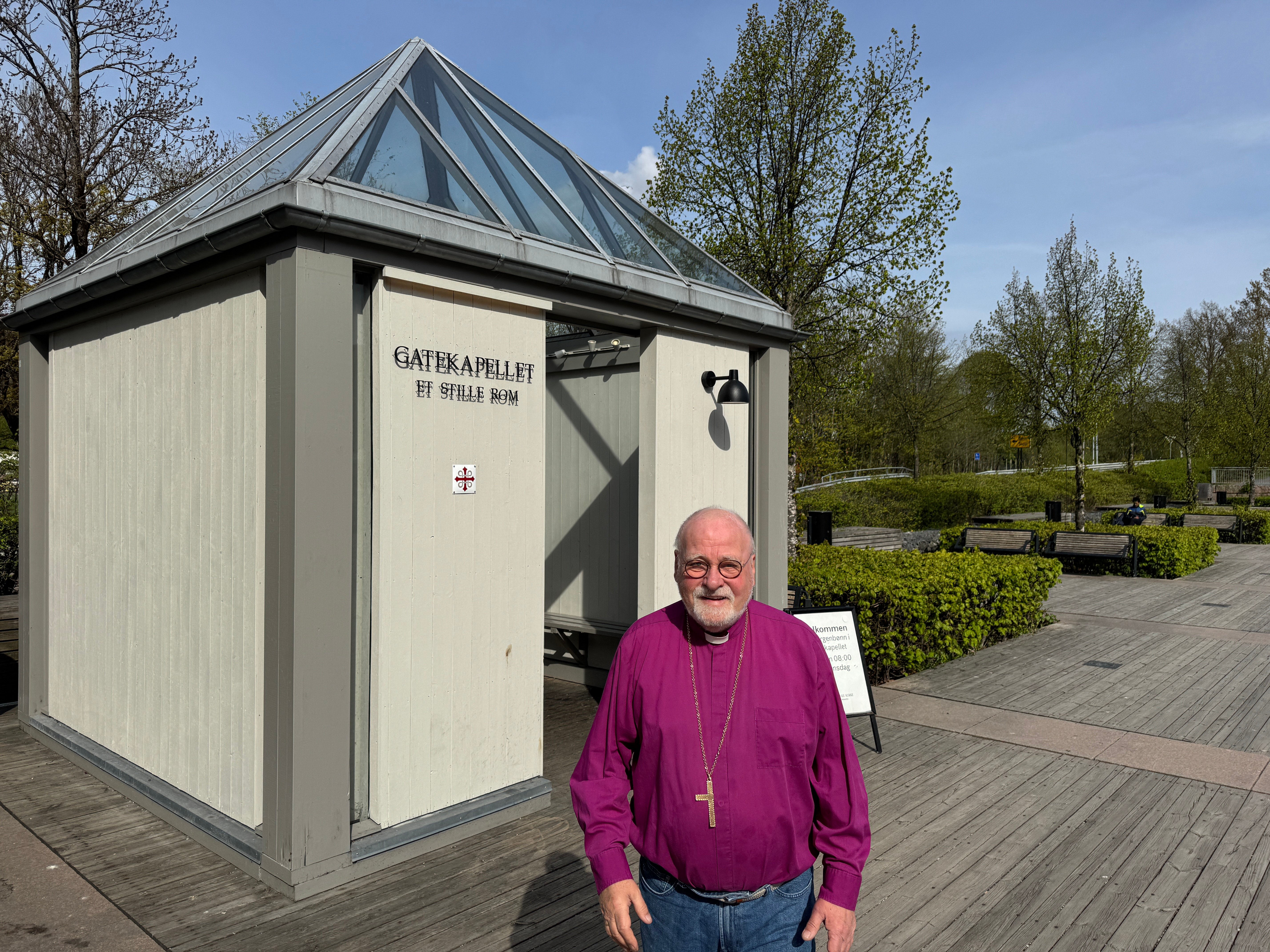 Tidligere biskop Atle Sommerfeldt vikarierer i vår som frivillig gateprest. 