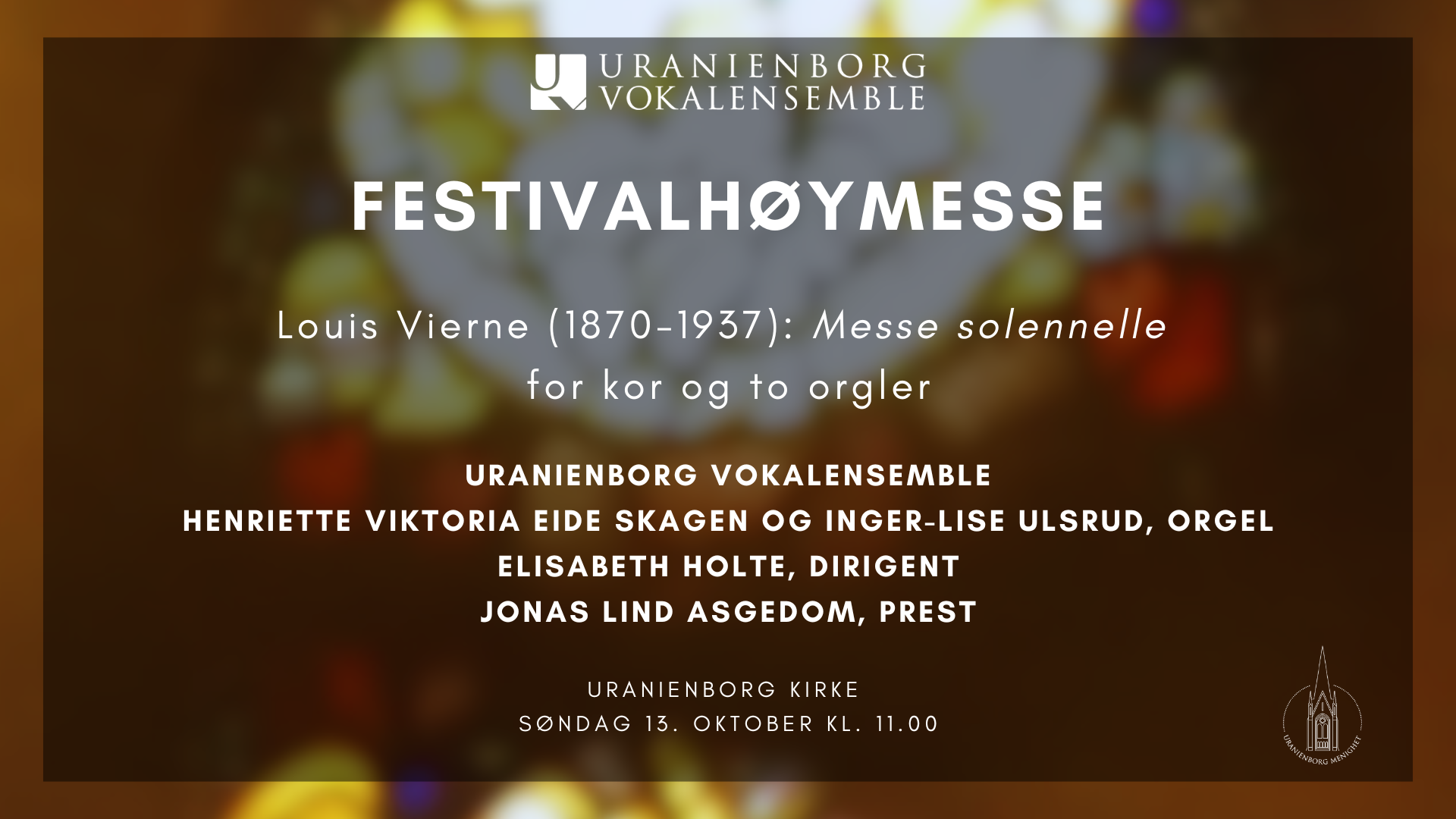 Festivalhøymesse 13. oktober
