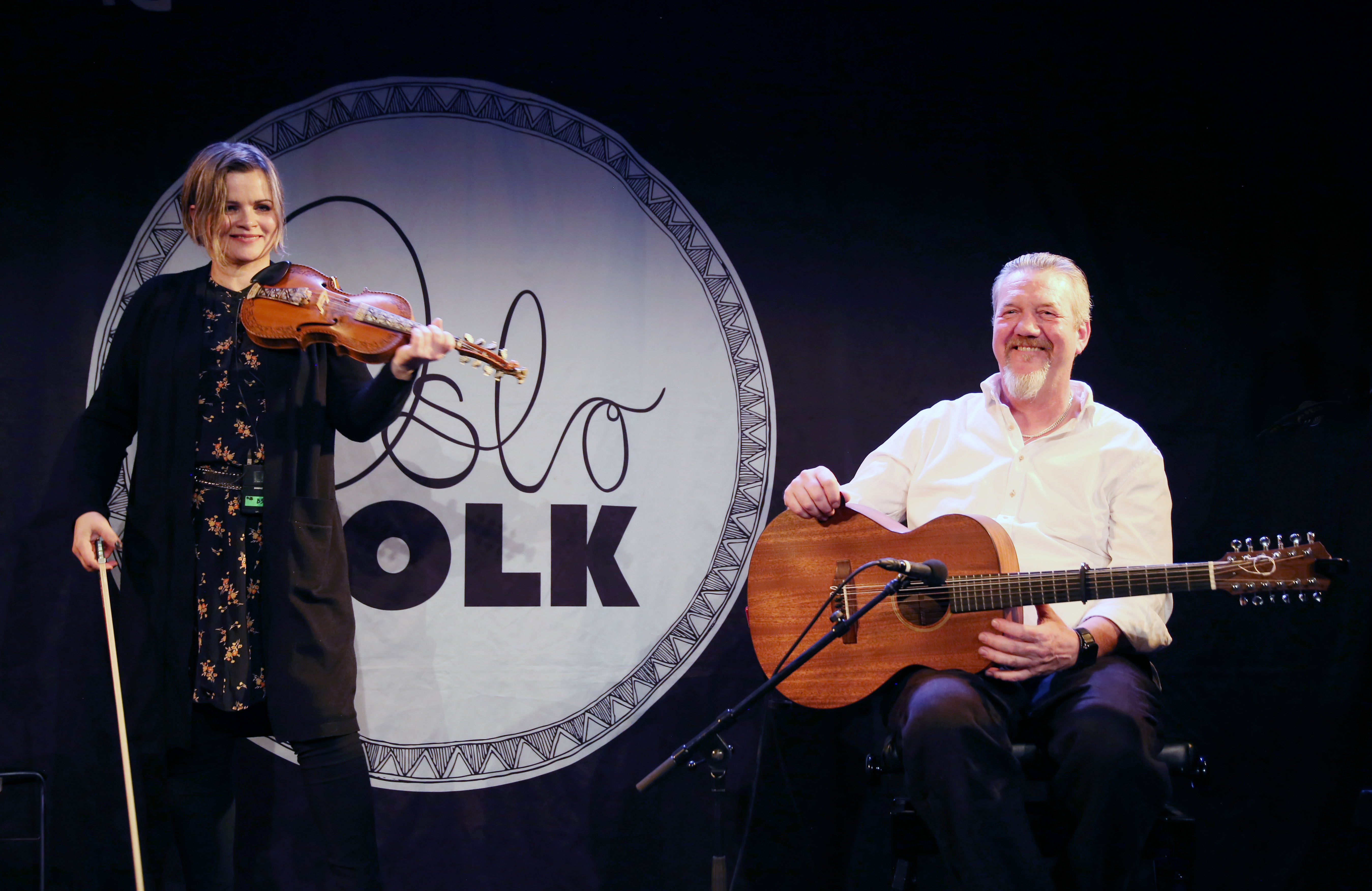 Annbjørg Lien og Roger Tallroth under Johan Halvorsen musikkfest